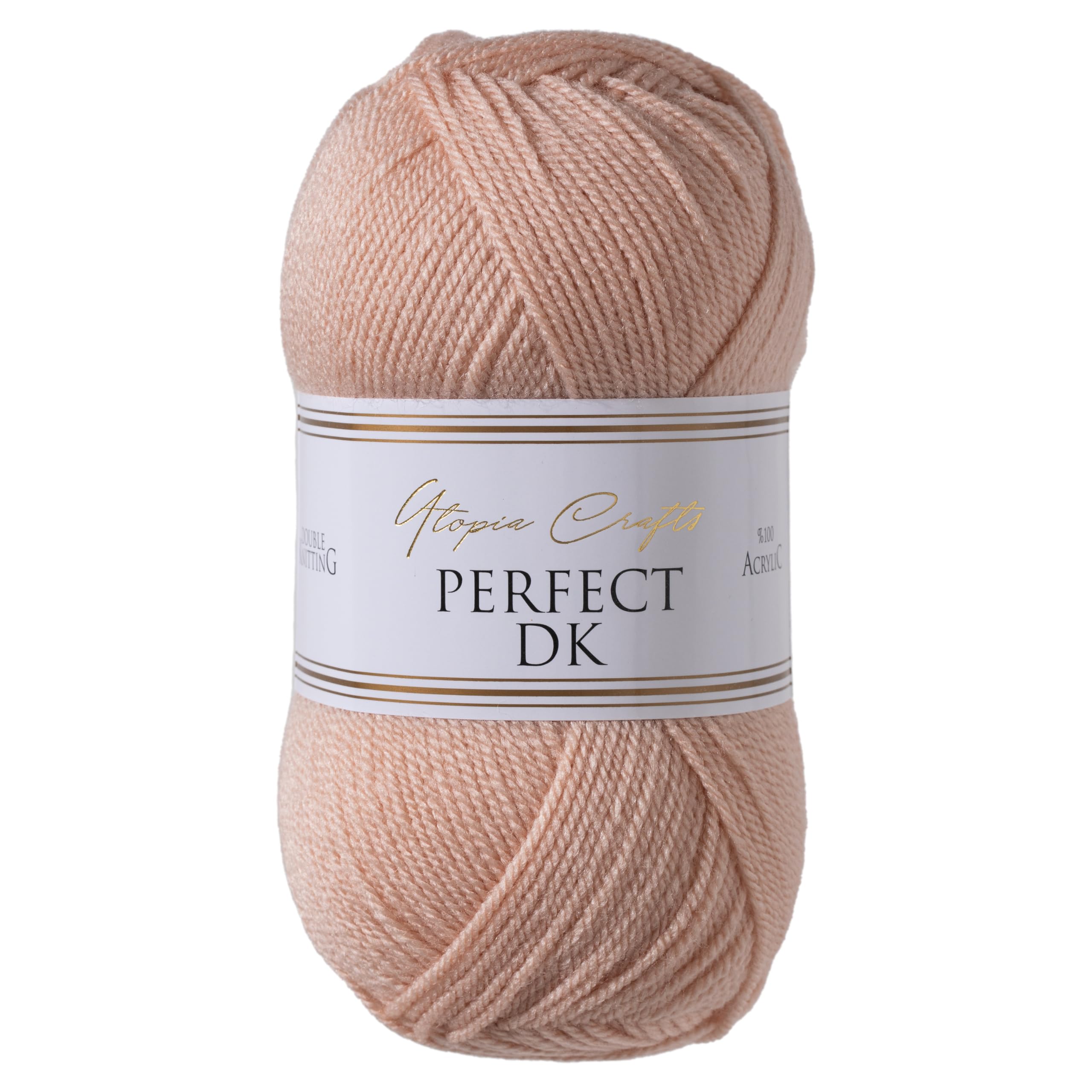 Utopia Crafts DK Double Knitting Yarn 100g (Powder Pink)