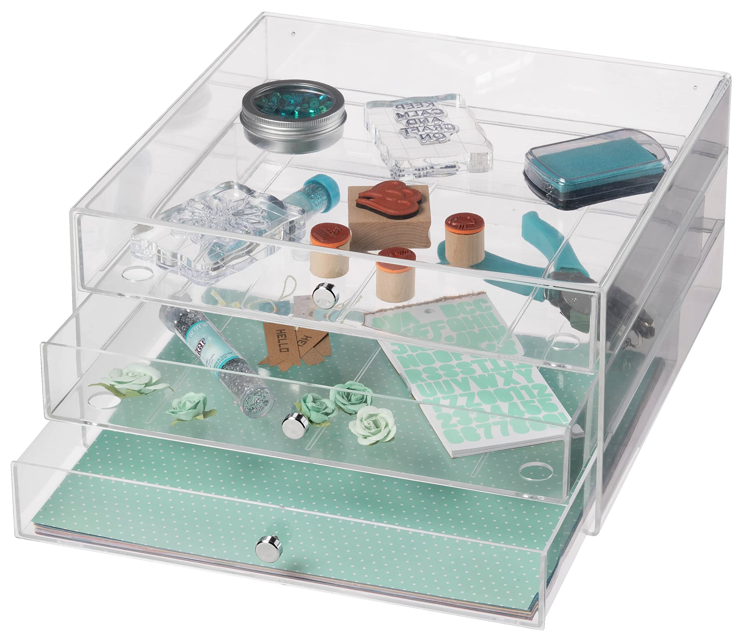 Simply Tidy - Cinta Washi De Tres Cajones Para Organizar