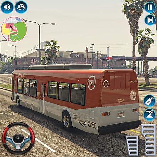 Juego de conducción de autobuses urbanos locos, transporte de pasajeros, autobús todoterreno, simulador de recogida y entrega