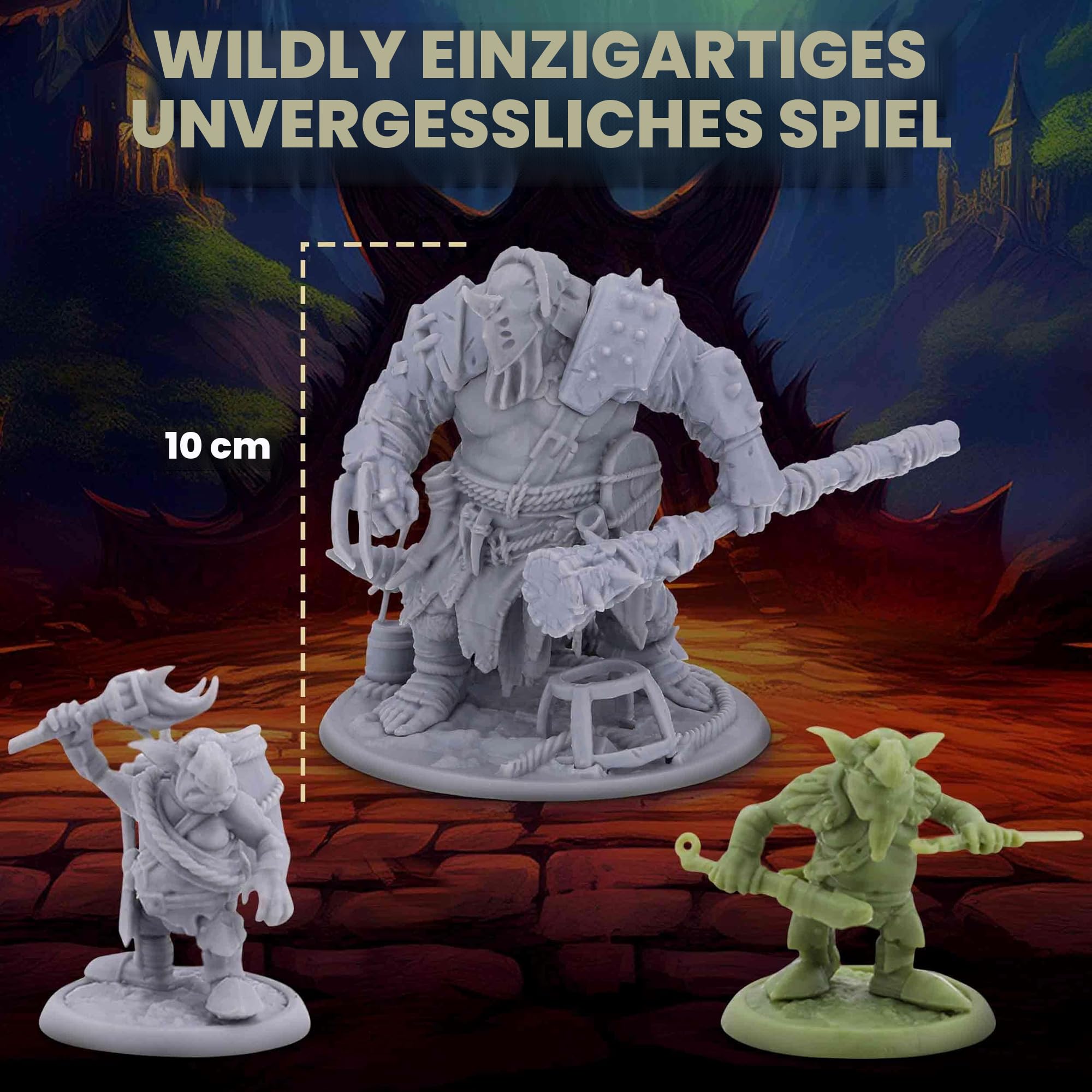 Path Gaming Fantasy Goblins Set für DND-Miniaturen, Figuren, RPG, 28 mm, Dungeons und Dragons, Unbemalt, Monster-Miniaturen, Tisch-Miniaturen
