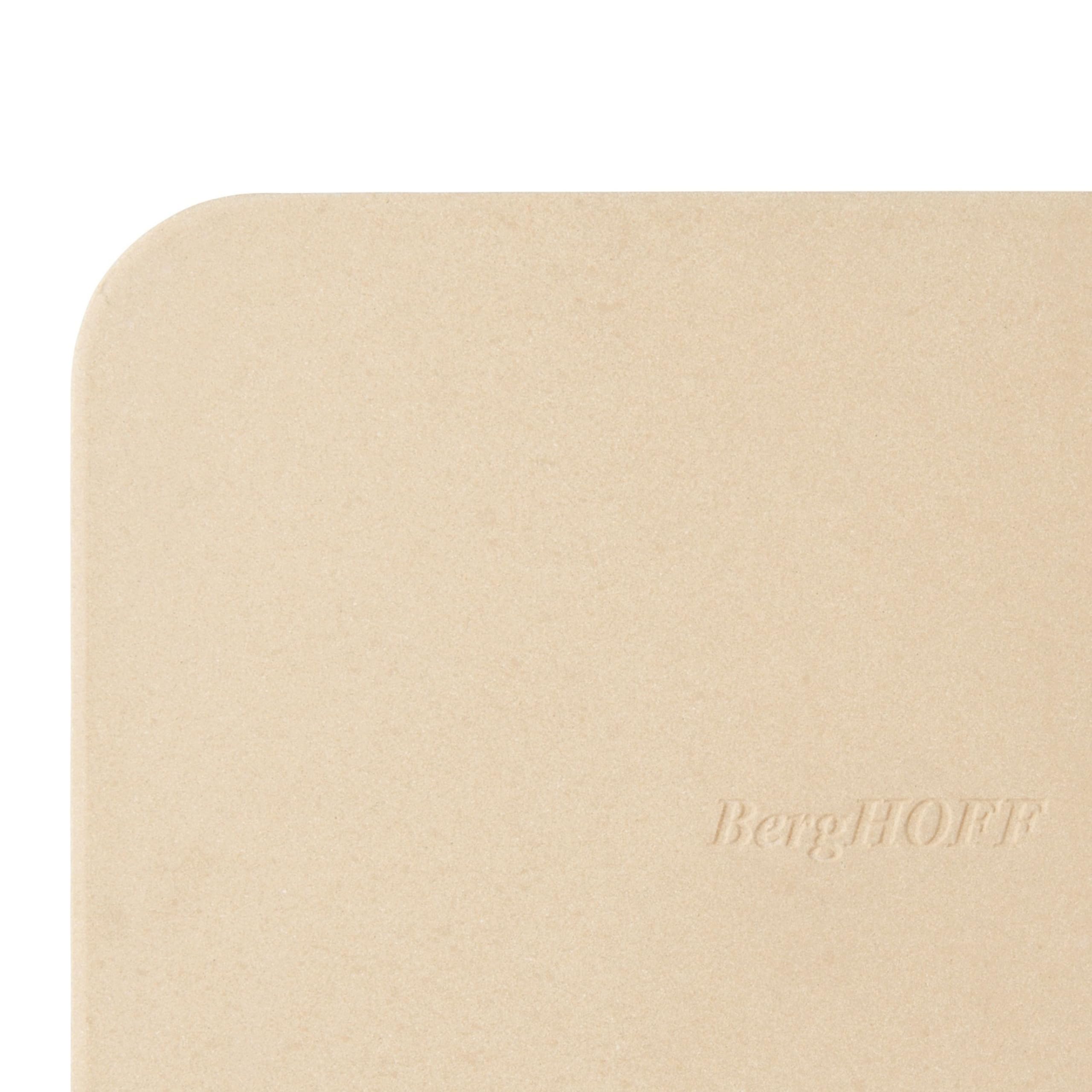 Berghoff Pizzastein Leo Cordierit-Stein Beige, Größe: 38cm x 30cm, 3950035