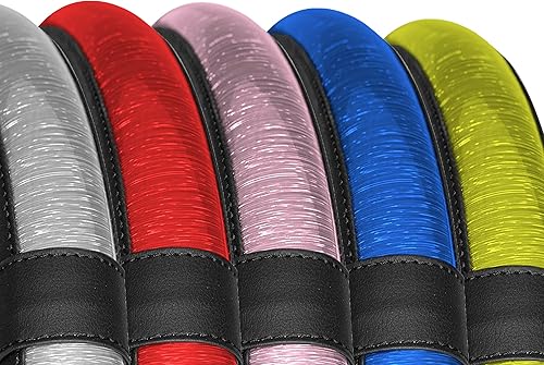 Miniatura 5 de FH Group FH2013 YELLOW Funda para volante de color amarillo metálico Galaxy13, ajuste universal, se adapta a la mayoría de coches, SUV, camiones y