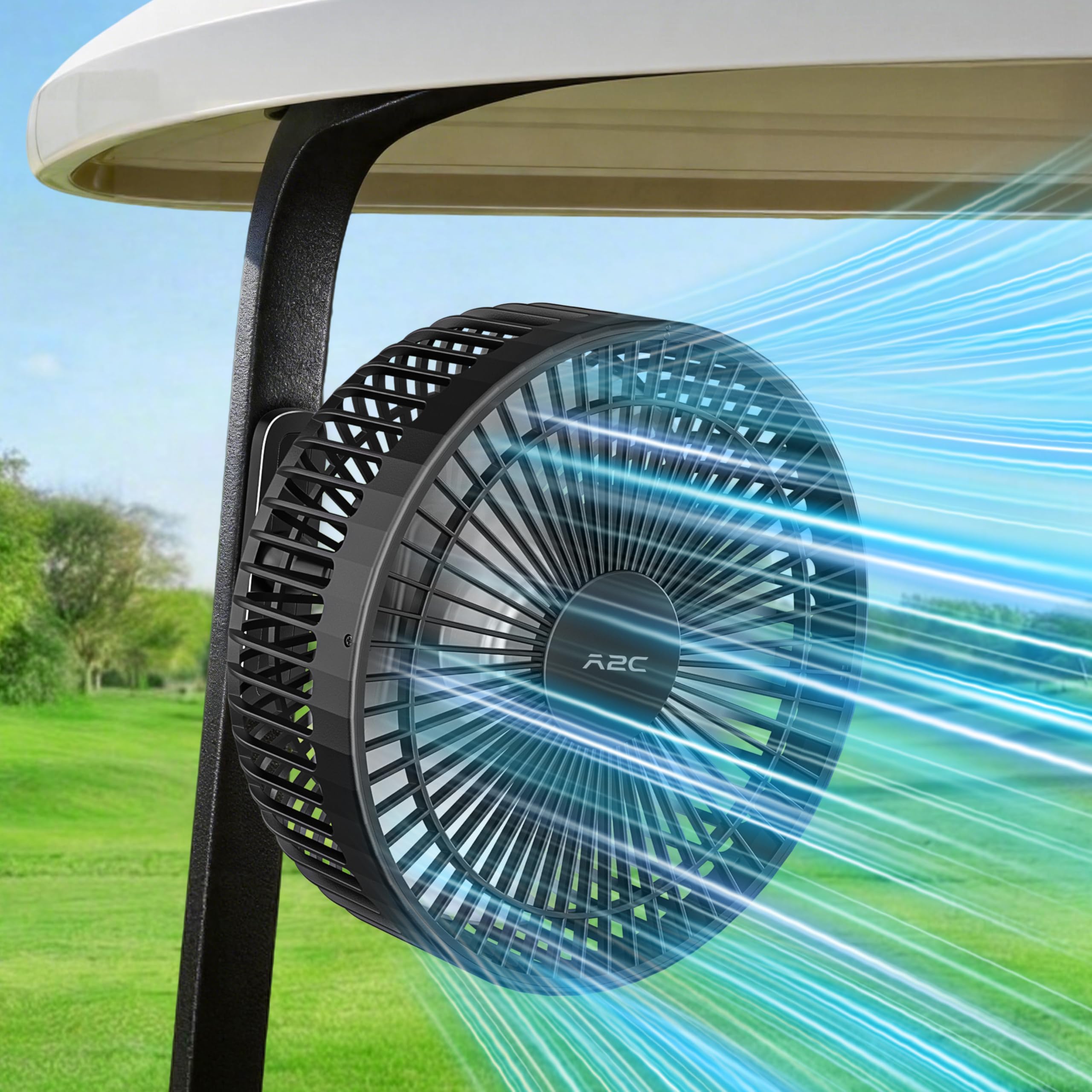 7.5-Inch A2C Magnetic Rechargeable Fan