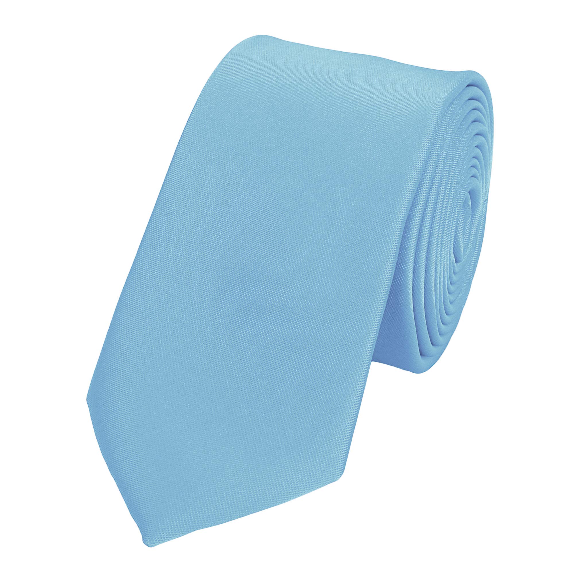 Fabio Farini - einfarbige elegante Krawatten für Herren in 6cm/8cm zur Auswahl