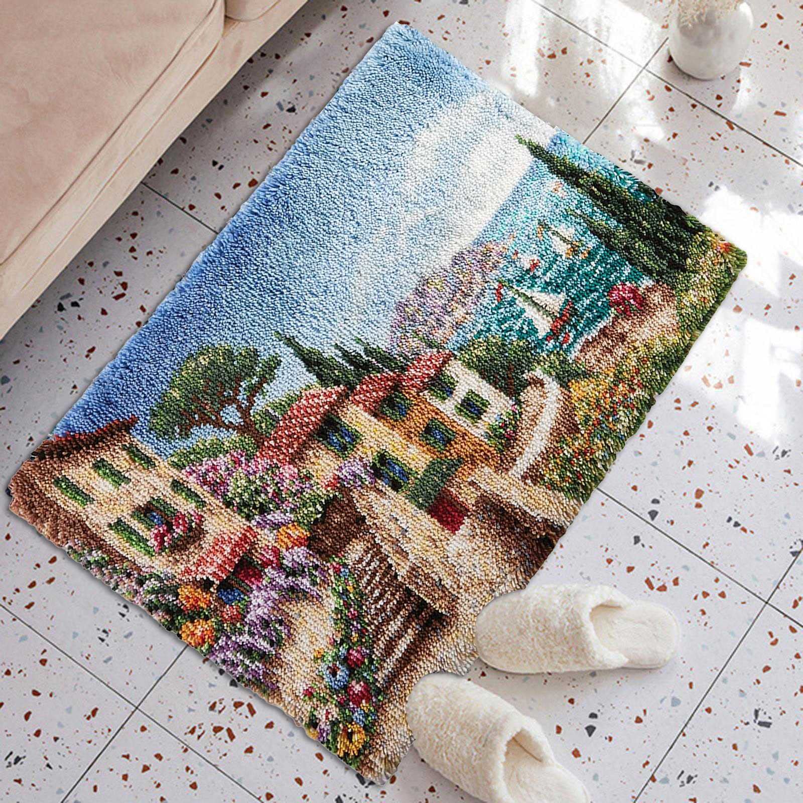 Latch Hook Rugs With Pre Printed Canvas Bryont Blog