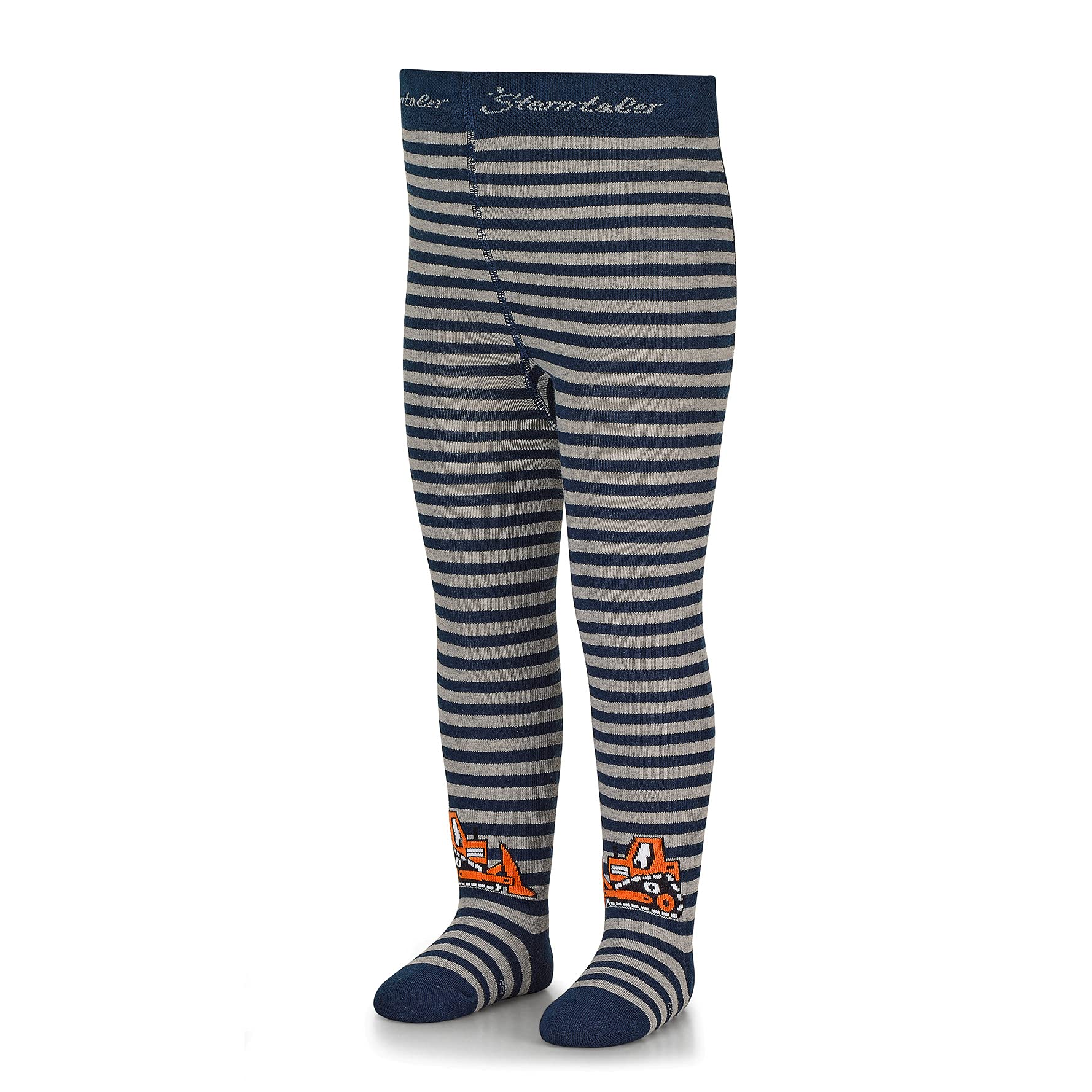 Sterntaler Baby Boys Digger Tights, navy, 12-18 Months