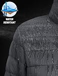 MAGCOMSEN Women's Quilted Puffer Jacket Lightweight Stand Collar Outerwear Full Zip Coats with 4 Pockets