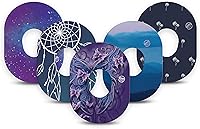 Vista 34 de ExpressionMed - Parche adhesivo para Dexcom G7 y Stelo (paquete de 5) - Fabricado en EE. UU., impermeable, respaldo dividido, cinta CGM