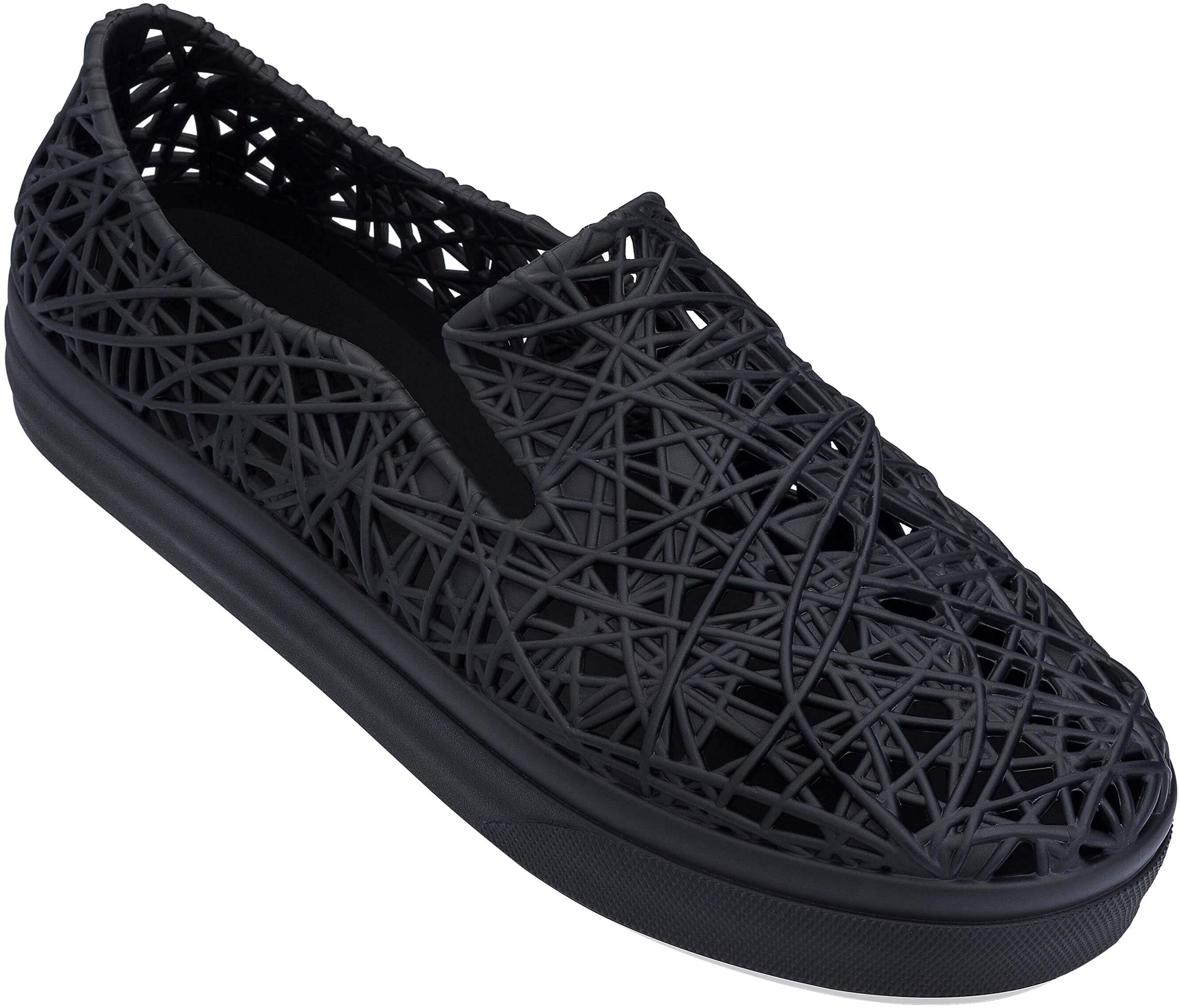 Melissa Luxury Shoes Women's x Campana Sneaker Black/White UK (US  Women's 6) B (M)