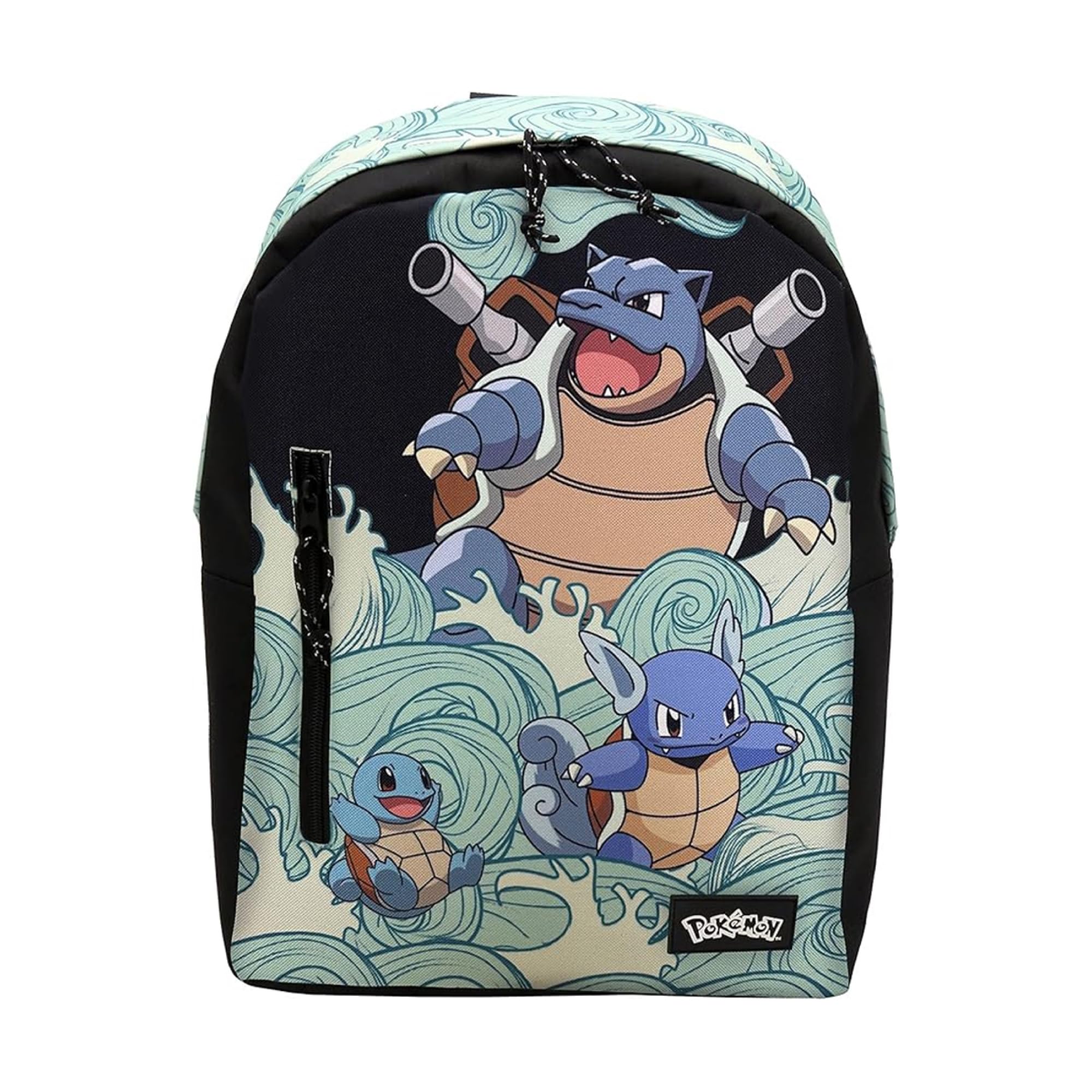 CYPBRANDS , Pokémon Squirtle Unisex Children's Backpack Adaptable to Trolley (Green), One Size