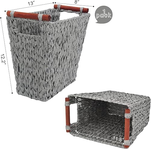 Miniatura 7 de GRANNY SAYS Paquete de 3 juegos de cestas de almacenamiento tejidas para estantes