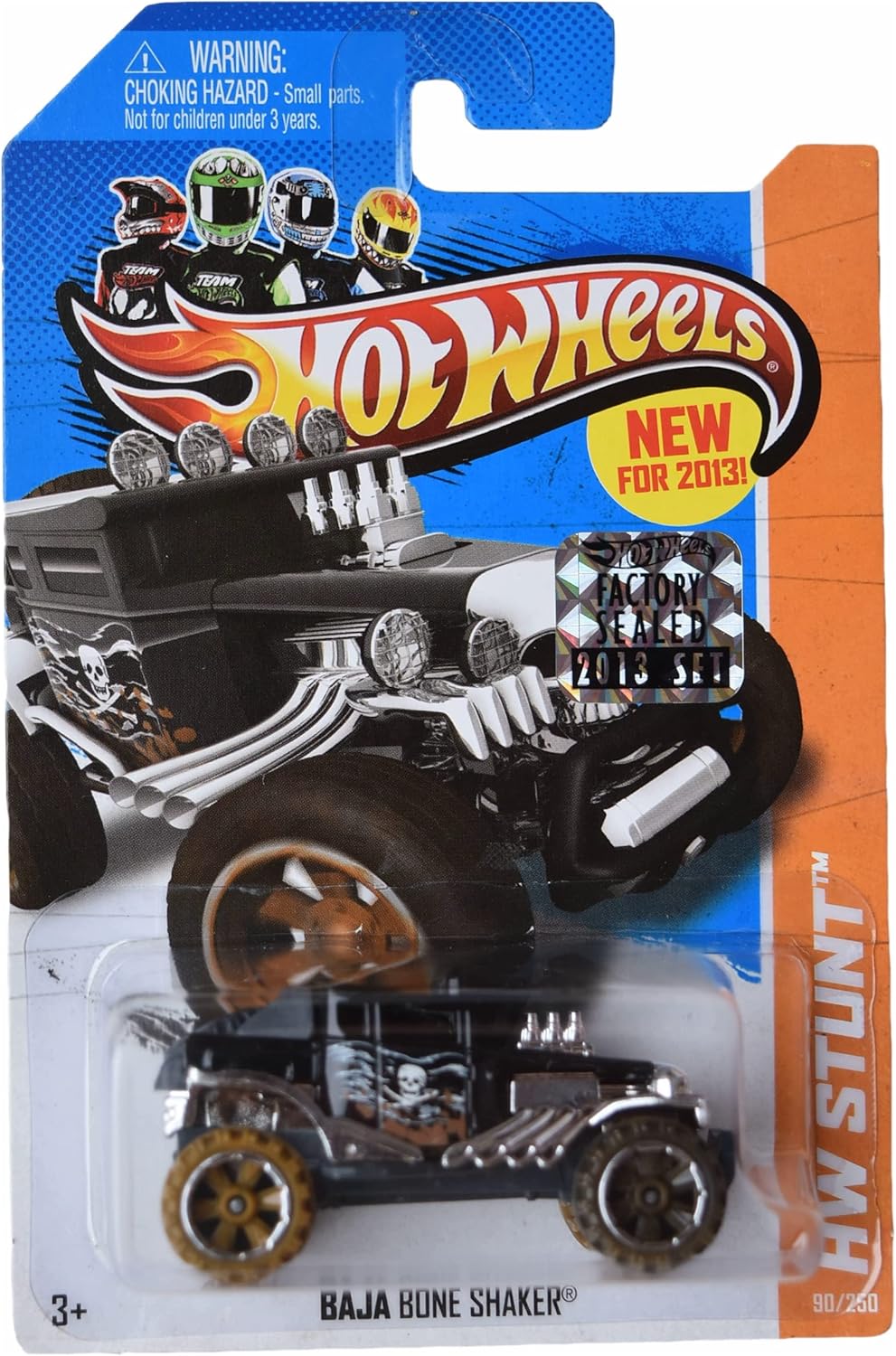 Hot Wheels Baja Bone Shaker, [Black] Stunt 90/250