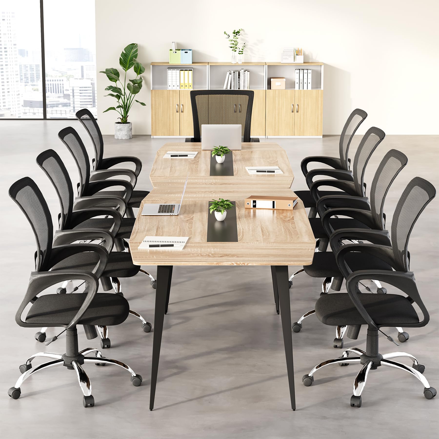 6 Foot Folding Conference Table Tribesigns 6FT Conference Table,