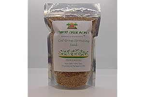 Country Creek Acres LLC Premium Quality 4oz Wheat Grass Seeds for Cats