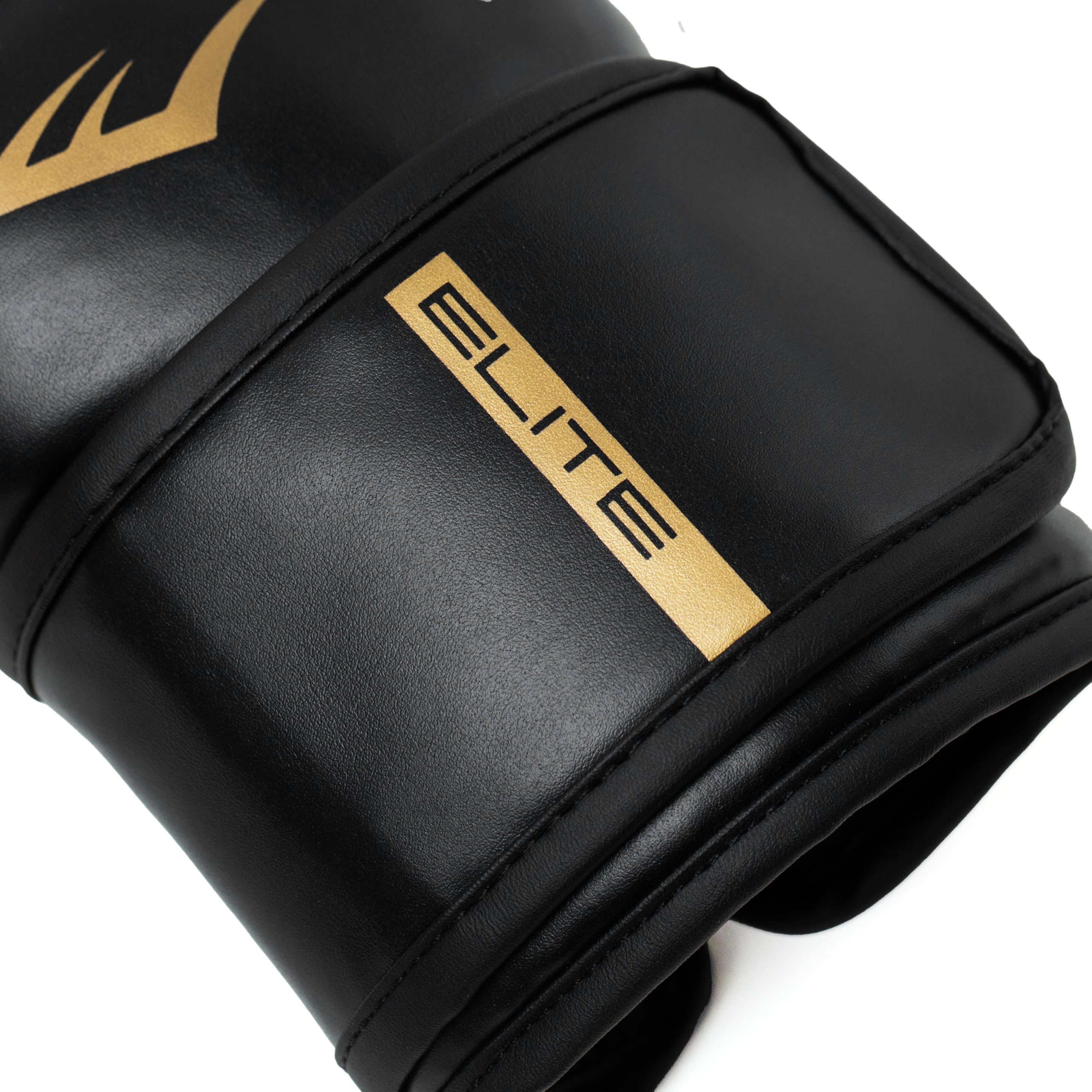 Everlast Elite Einsteigerset, Schwarz/Gold | Enthält Elite-Boxhandschuhe für Sandsäcke, 455-cm-Bandagen und Zahnschutz