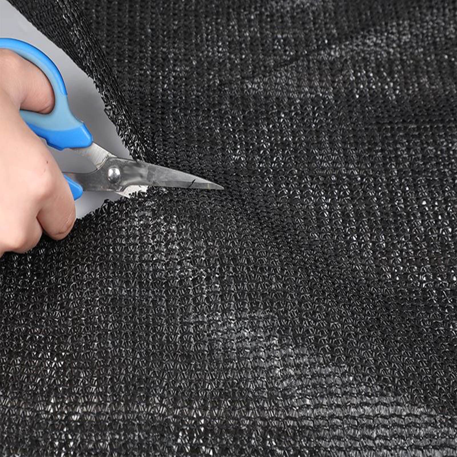 Zewnętrzny żagiel przeciwsłoneczny, odporny na promieniowanie UV, 80–85% zadaszenie ogrodowe z przelotkami, do patio, balkonu, pergoli, 9 x 12 m, idealny do relaksu na podwórku