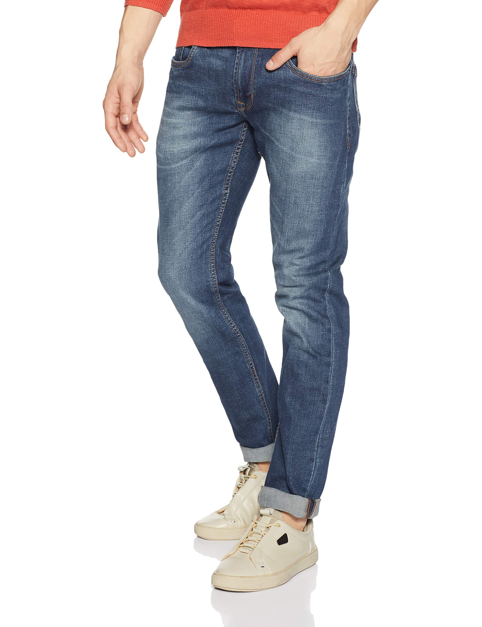 Peter England Men's Skinny Fit Jeans 