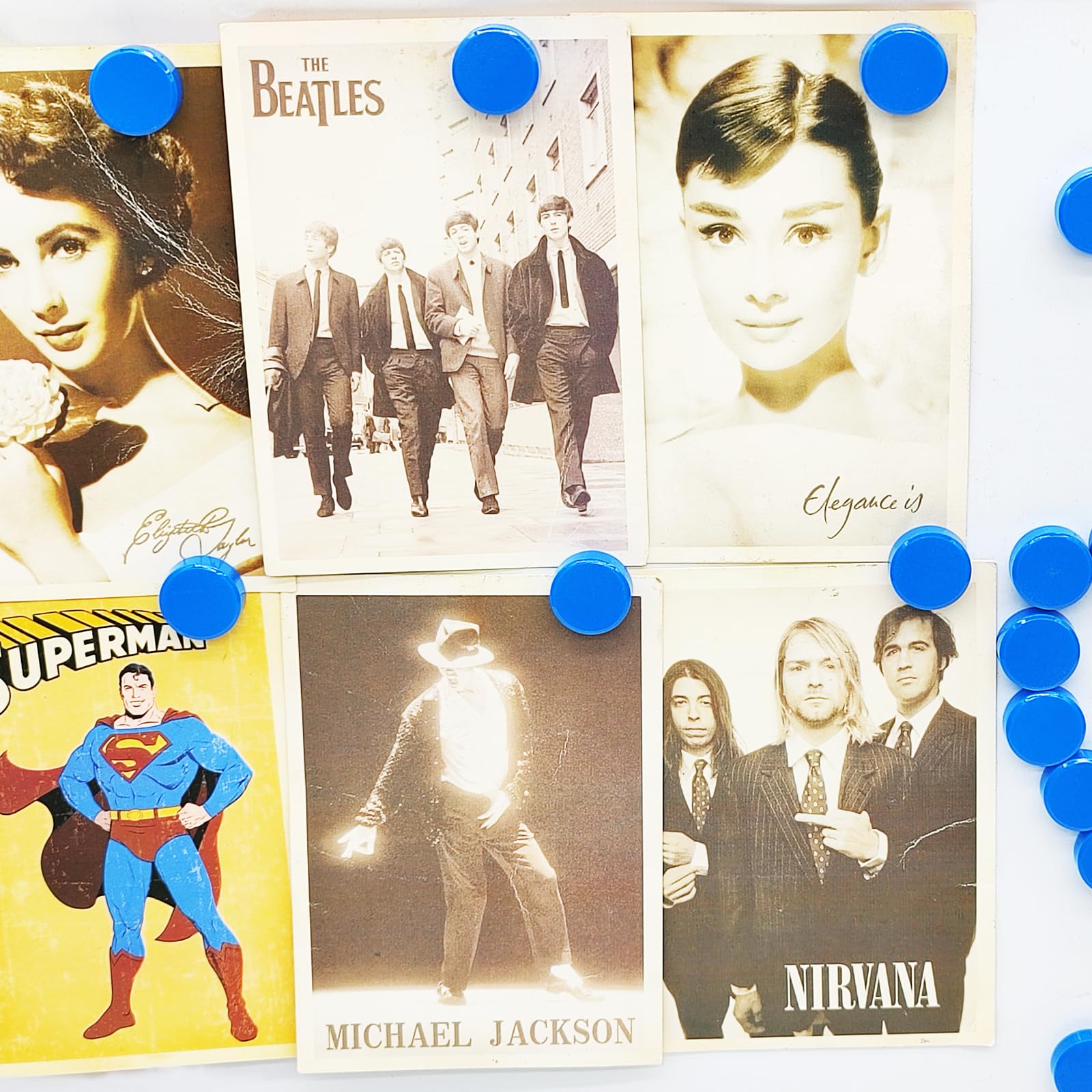 Aimants Frigo Colorés - Lot De 20 - Ronds Multicolores Pour Tableau Blanc Et Décoration