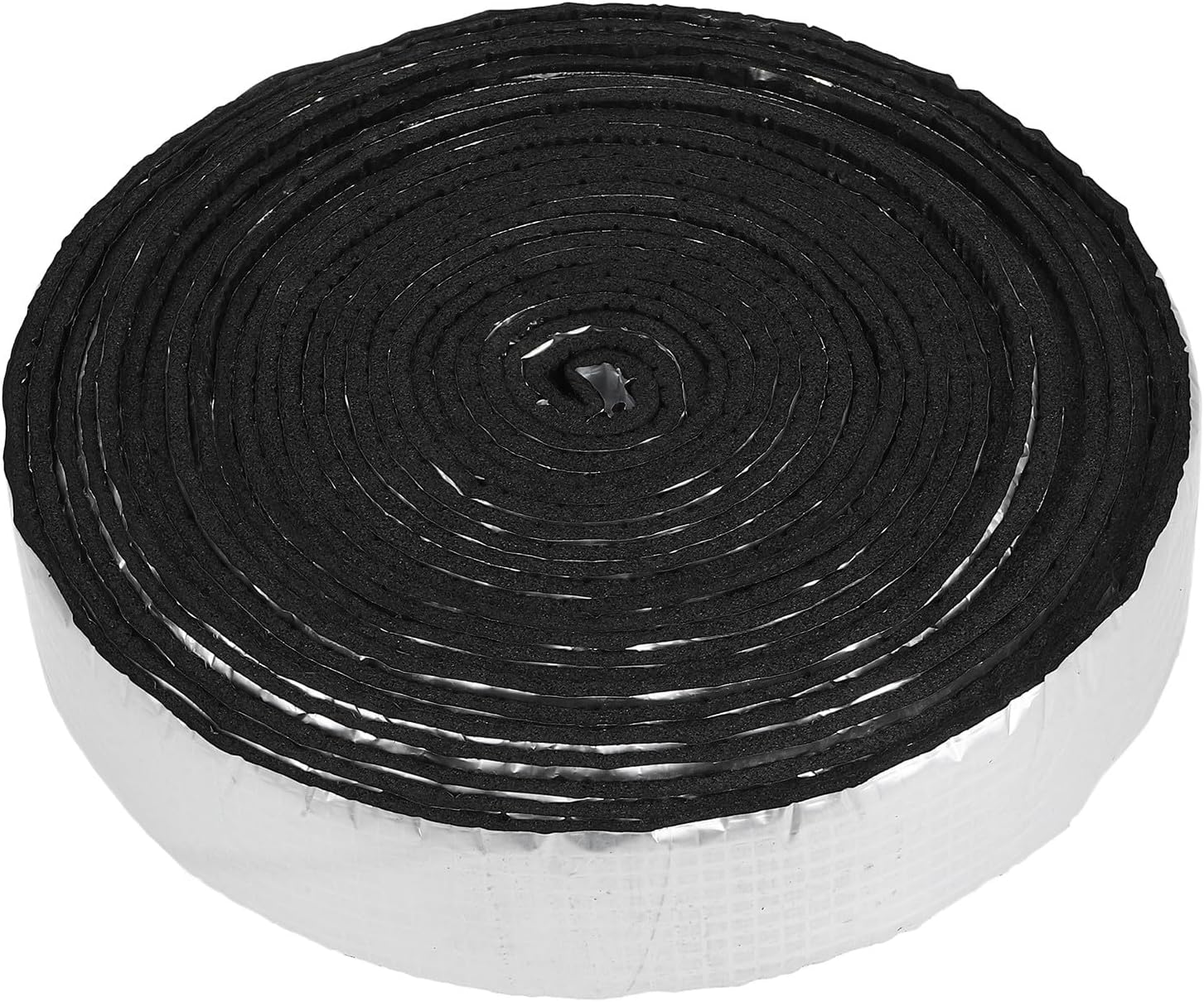 Pipe Insulation Tape Roll with Aluminum Foil and Foam Bubble, 5cm X 10m X 5mm Thick, Thermal Reflective Wrapping Insulation for Outdoor Ducts and Winter Pipe Frost Protection