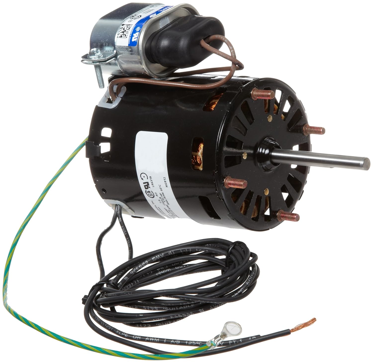 Fasco D1123 3.3 Frame Permanent Split Capacitor Heatcraft OEM Replacement Motor with Sleeve Bearing, 1/15HP, 1550rpm, 208-230V, 50/60 Hz, 0.5amps