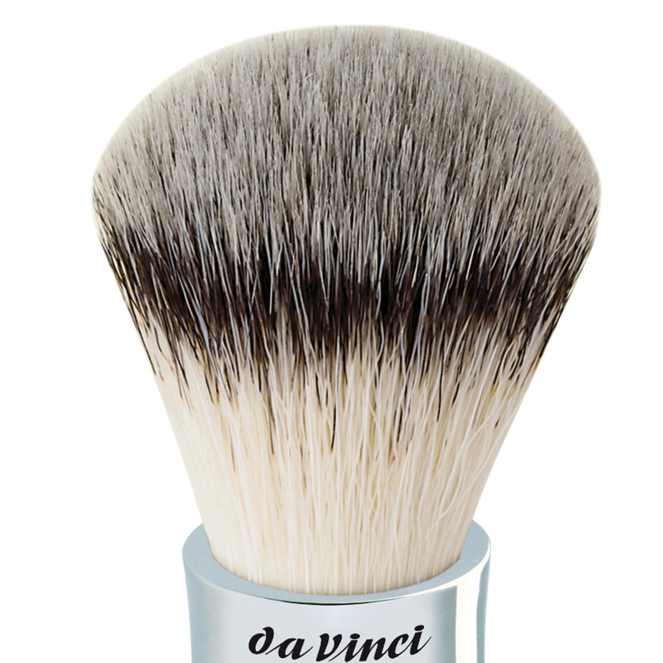 Da Vinci Pennello per rasatura vegano, diametro 22 mm, realizzato a mano in Germania, 1 pezzo