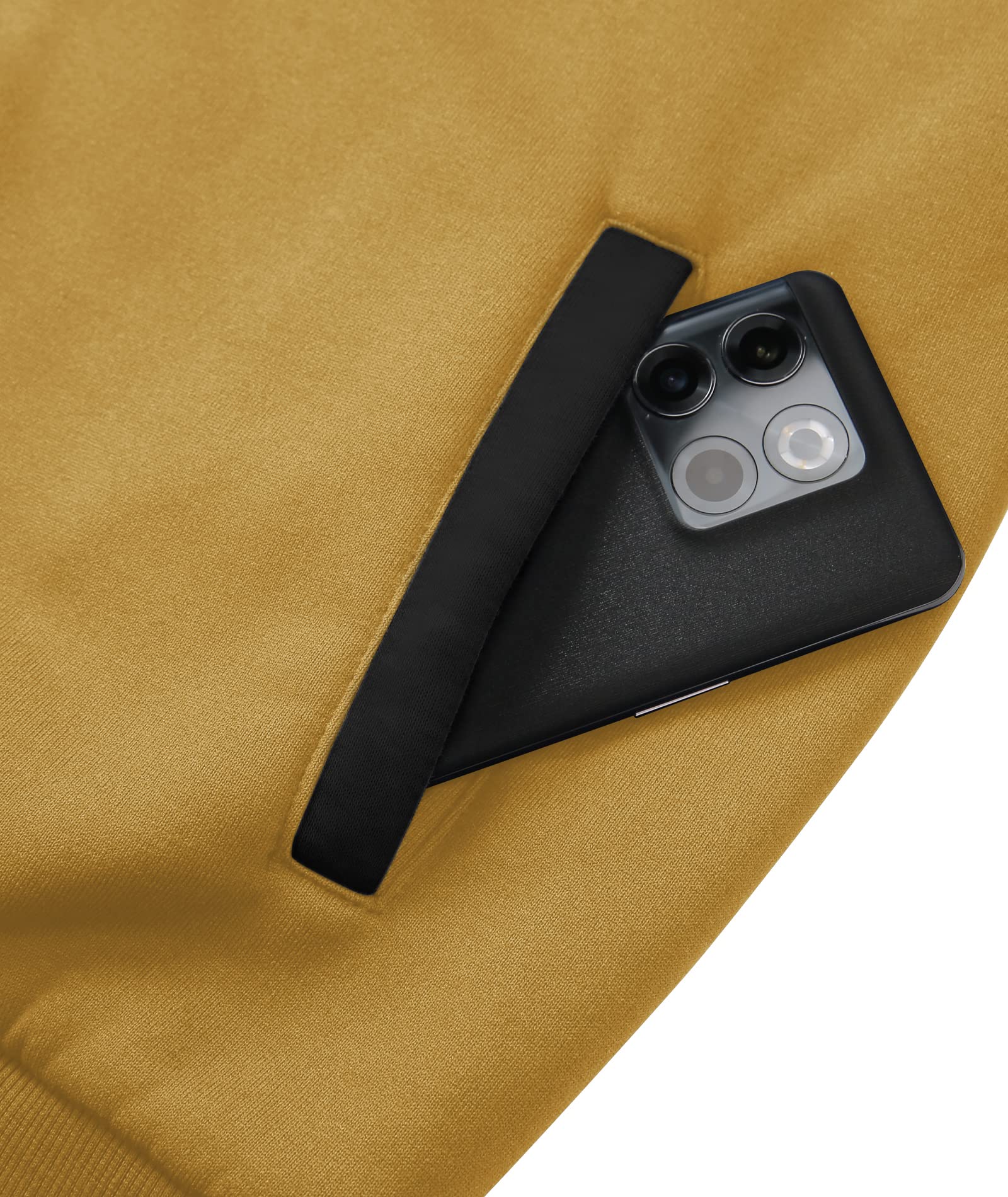 JACKETOWN Felpa con Cappuccio da Uomo Thickened Hoodie Giacca Invernale in Pile Calda