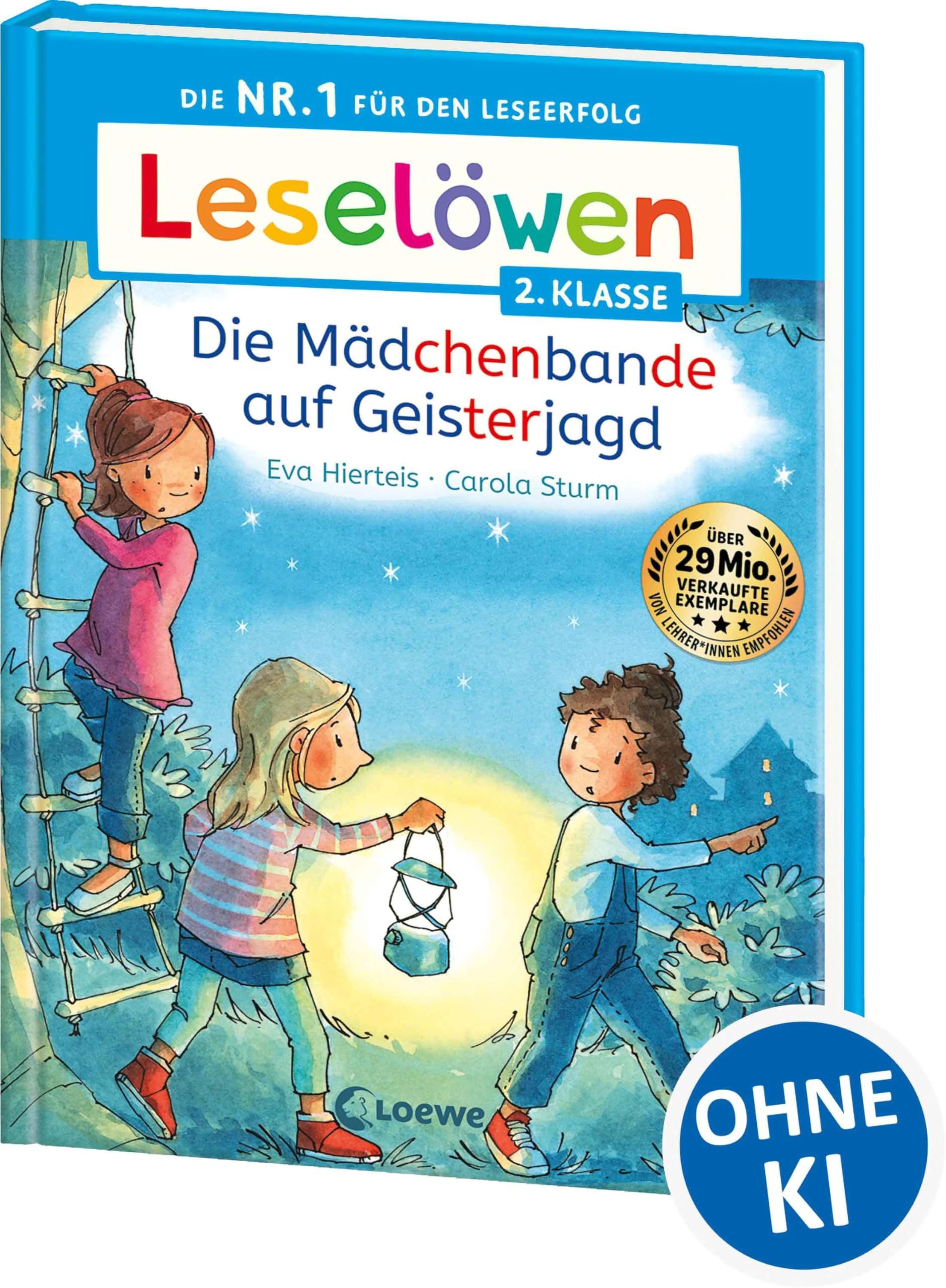 Leselöwen 2. Klasse - Die Mädchenbande auf Geisterjagd: Die Nr. 1 für den Leseerfolg - Mit Leselernschrift ABeZeh - Erstlesebuch für Kinder ab 7 Jahren