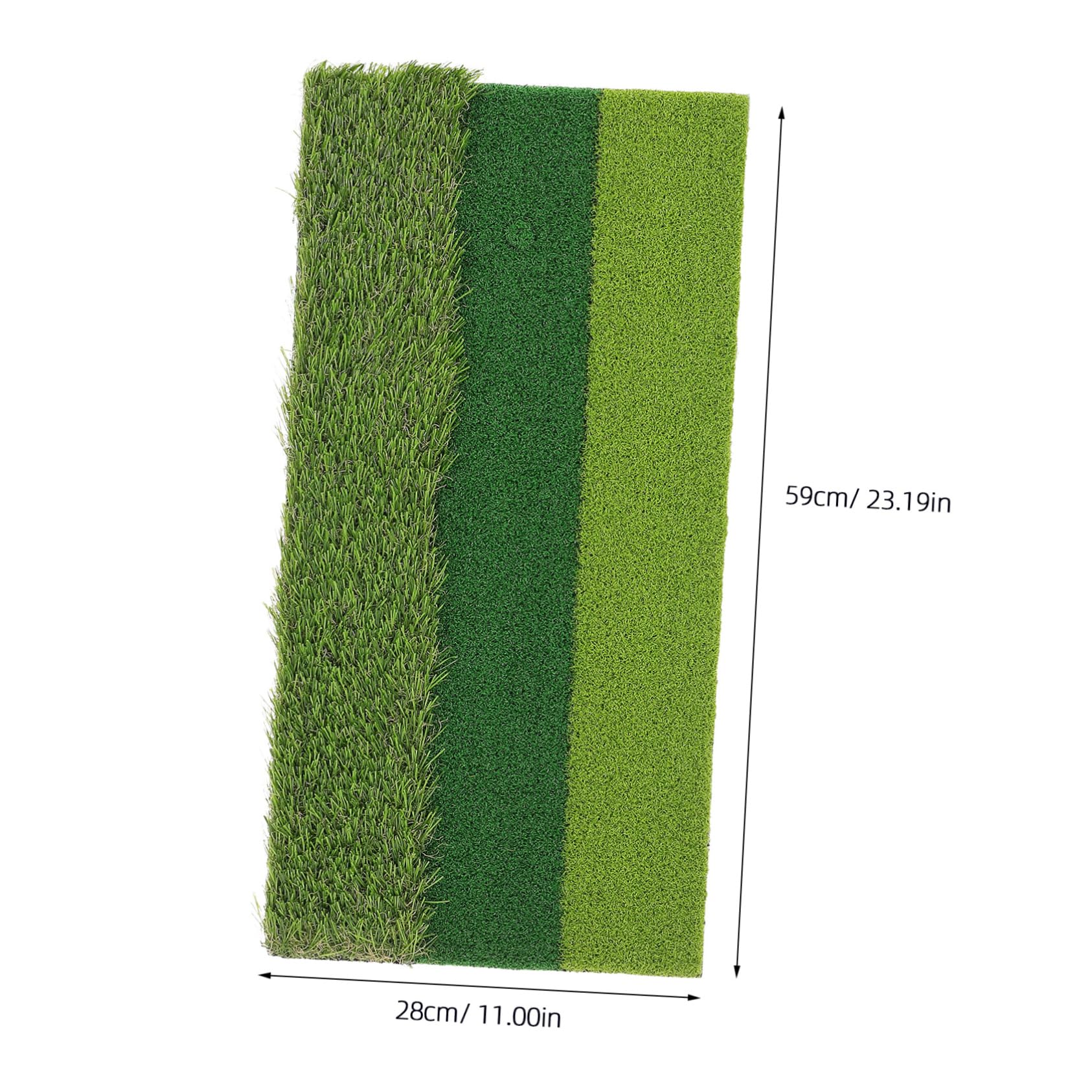 Kisangel Golf Practice Mat Realistic Turf Golfing Pad Daily Use Indoor/Outdoor 30x60 Training Pad