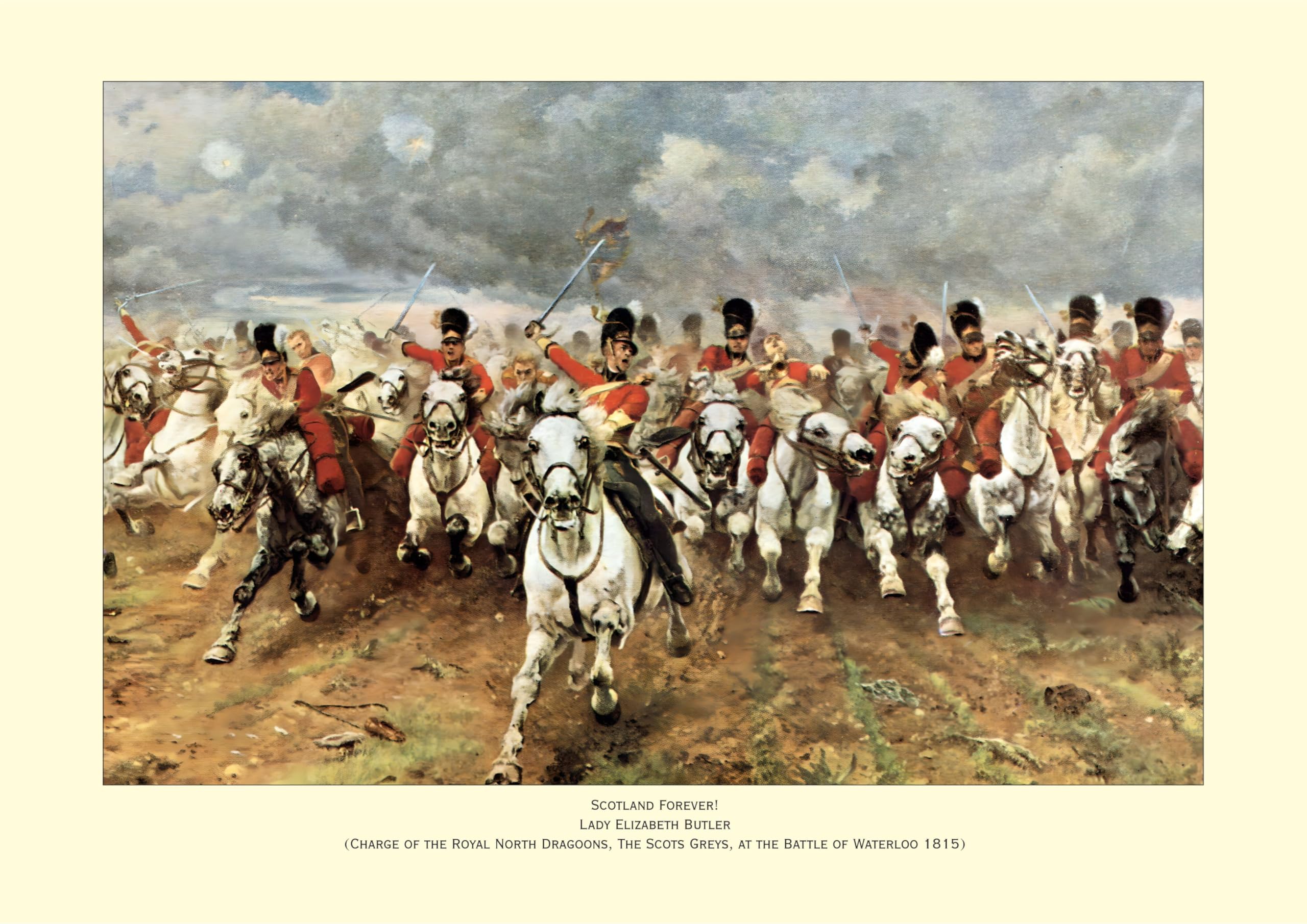 "Scotland Forever!" - Charge of The Scots Greys - Battle of Waterloo (1815)