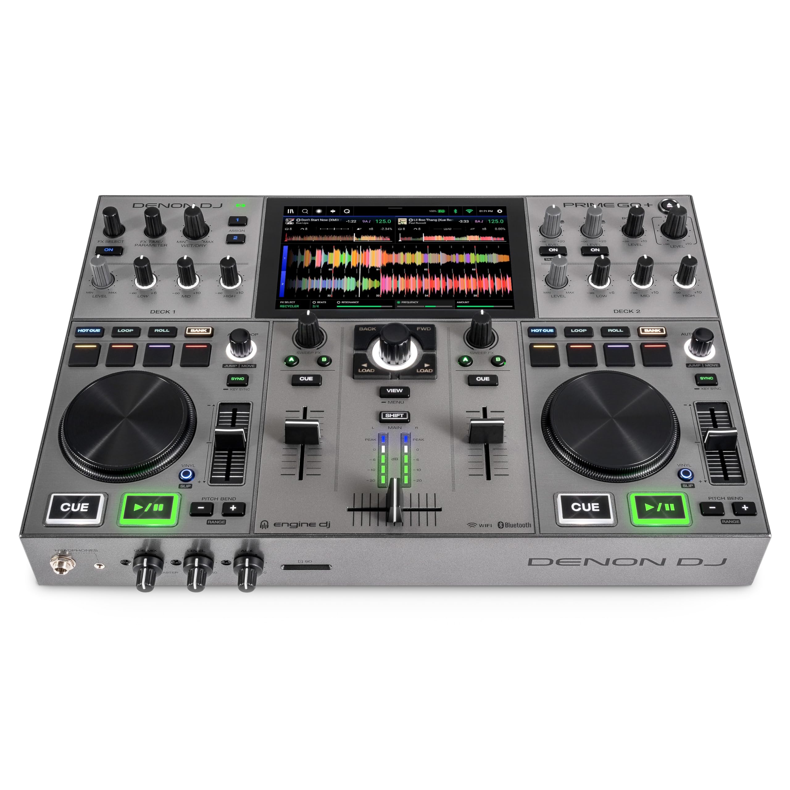 DJ機材 DENON DJ Prime Go + Denon DJ PRIME GO+ Portable DJ Controller and Mixer with Stem