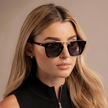 WearMe Pro Demi Women's Polarized Sunglasses, Modern Oversized Square Style