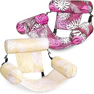 Inflatable Pool Floats Adult,2 Packs Floating Lounge Chairs,Blow up Pool Noodles for Adult Heavy Duty,Floating Chair for Party Summer Water Beach Lake Fun