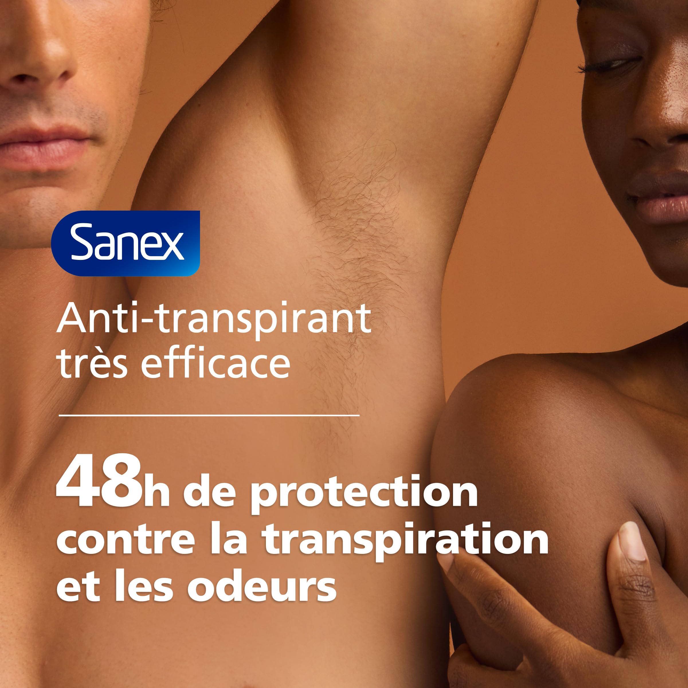 SANEX -Derma Care Protector 48 h Déodorant Bille Anti-transpirant 53 ml –fraîcheur longue durée contre la transpiration et les mauvaises odeurs – respecte la peau– ne contient pas d’alcool*