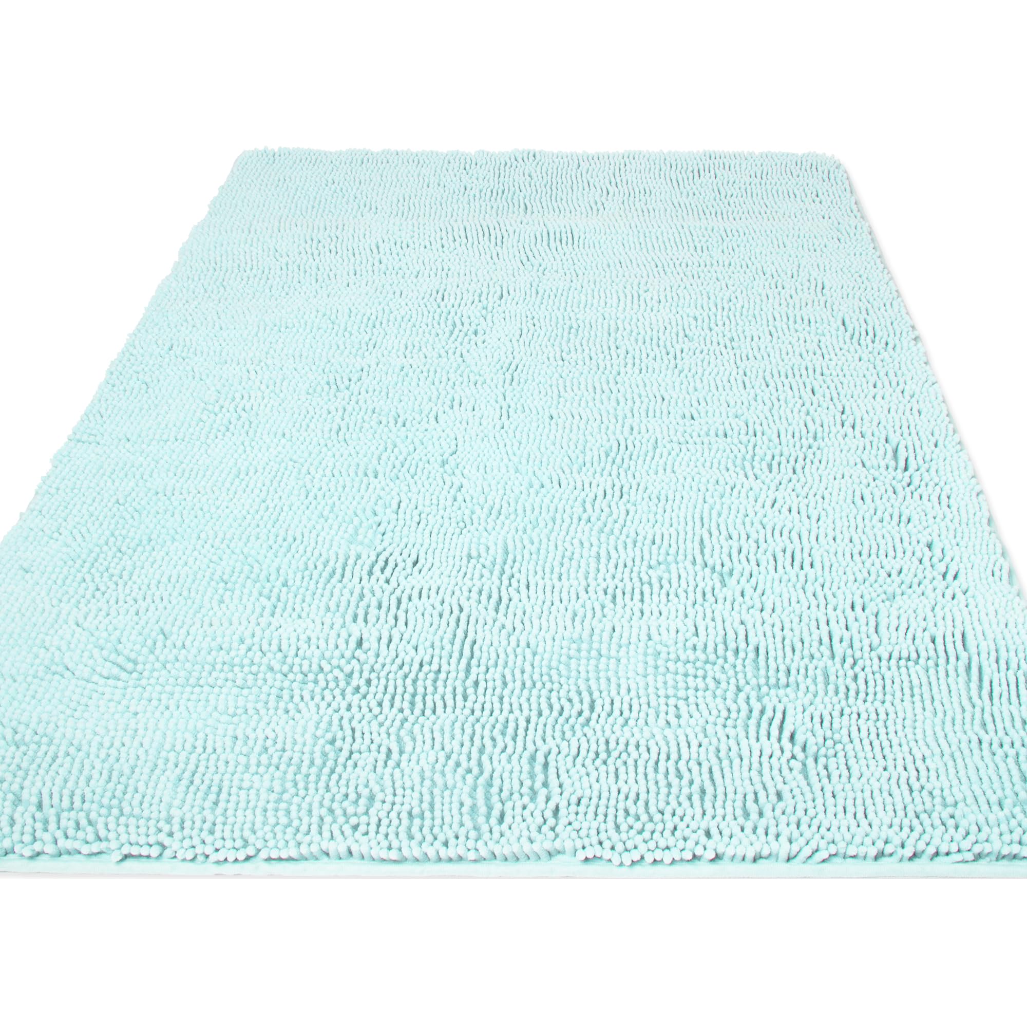 Yeaban Large Bathroom Rug 36"x60" – Thick Chenille Long Bath Mat | Absorbent and Washable Extra Large Bath Rug Non-Slip, Soft Runner Rug for Bathroom, Shower, Sink - (Aqua) — image 1
