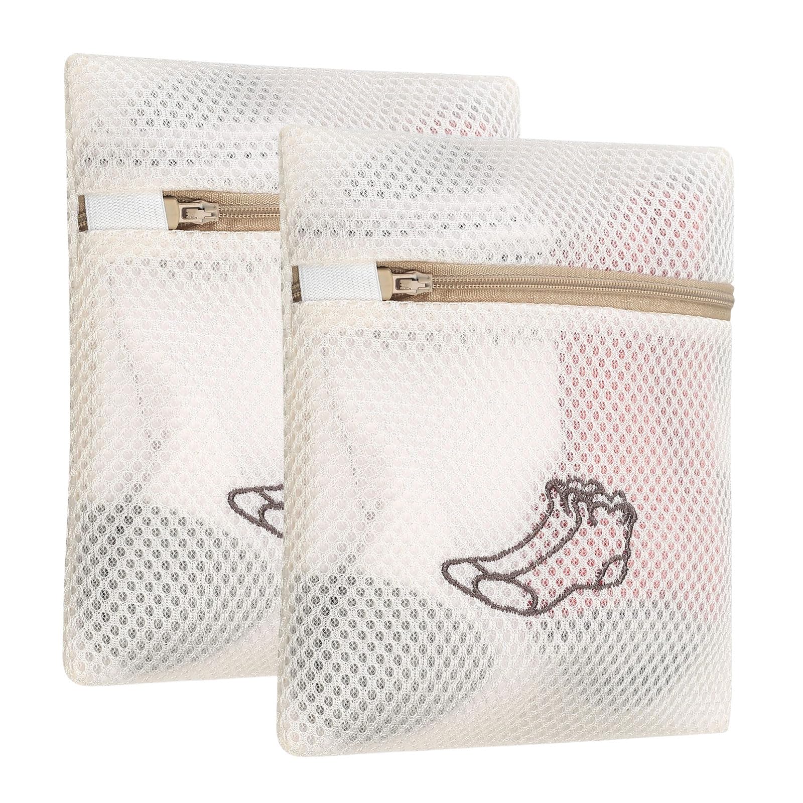 Rete per lavanderia Reggiseno a maglia fine Lingerie Vesti sporchi Borsa per lavanderia con cerniera per lavatrice Asciugatrice Pulizia anti-deformazione
