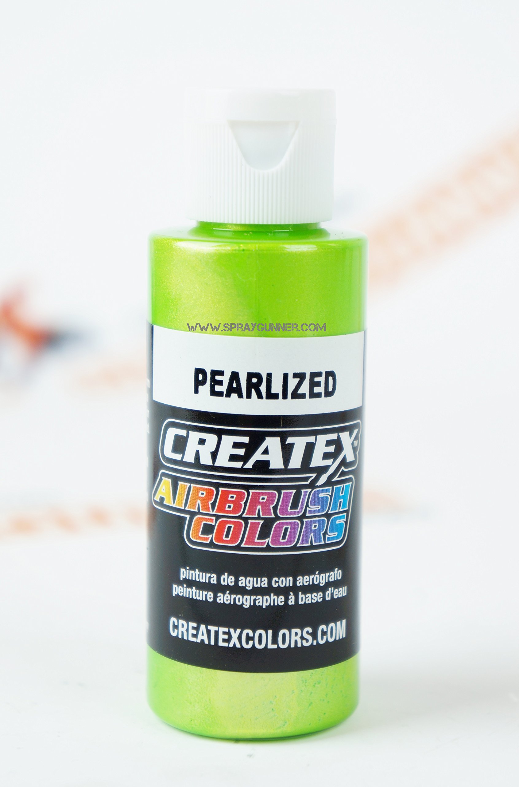 Createx Pearlized 5313 Pearl Lime 2oz. Paint. by SprayGunner