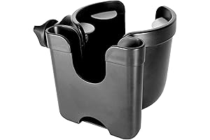 Stander Universal Cup Holder Accessory - Adjustable Drink & Phone Holder Perfect...