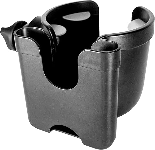 Stander Accesorio universal para portavasos, compartimento ajustable para almacenamiento de bebidas y teléfono para caminantes, rolladores,