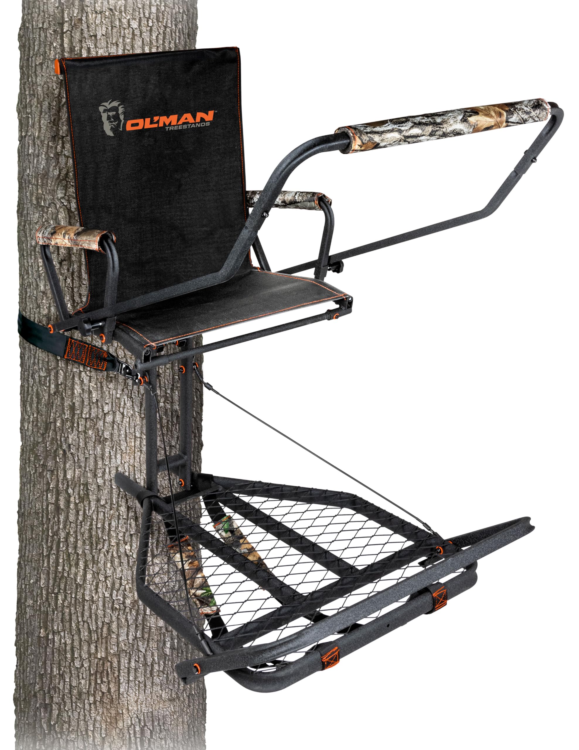 OL'MAN Top Dog Deluxe Fixed Hang-On Tree Stand
