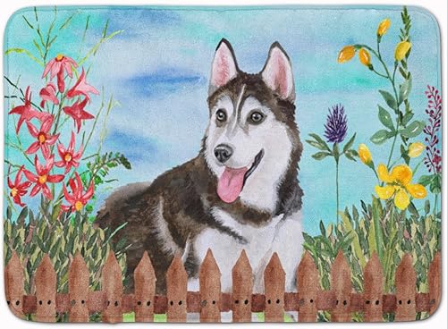 Caroline's Treasures CK1274RUG - Tapete de espuma viscoelástica lavable a máquina con resorte #2, 19 x 27 pulgadas, multicolor