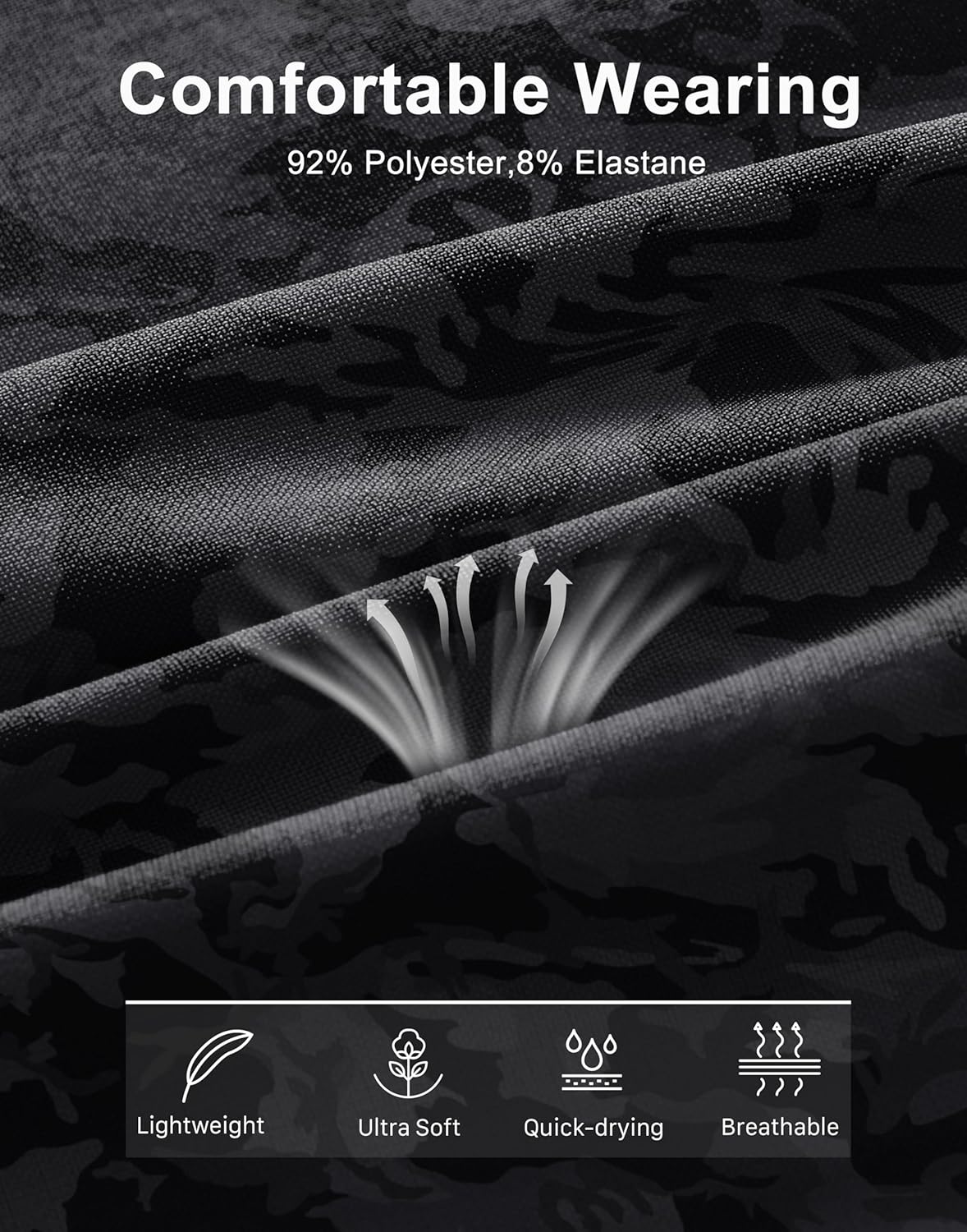 G Gradual Running Shorts for Men 3 Inch Lighweight Quick Dry Workout Gym Athletic Jogging Shorts with Inner Key Pocket - Image 5