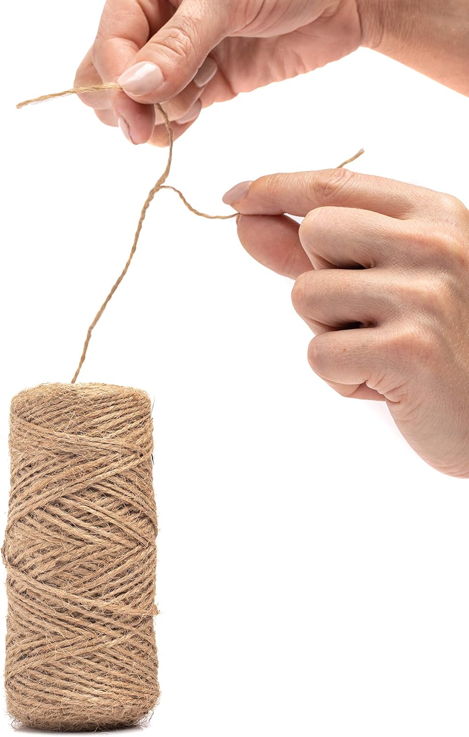 Limited Time Offer: HowenDay 328 Feet Natural Jute Twine String for Crafts, Weddings, Christmas Gifts, and Gardening Applications- Made of All Natural Jute String Measuring… : Office Products