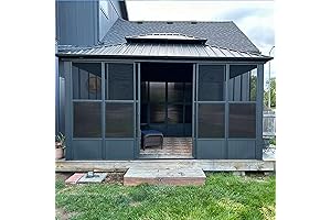 PURPLE LEAF 12' X 14' Backyard House for Adults to Live in