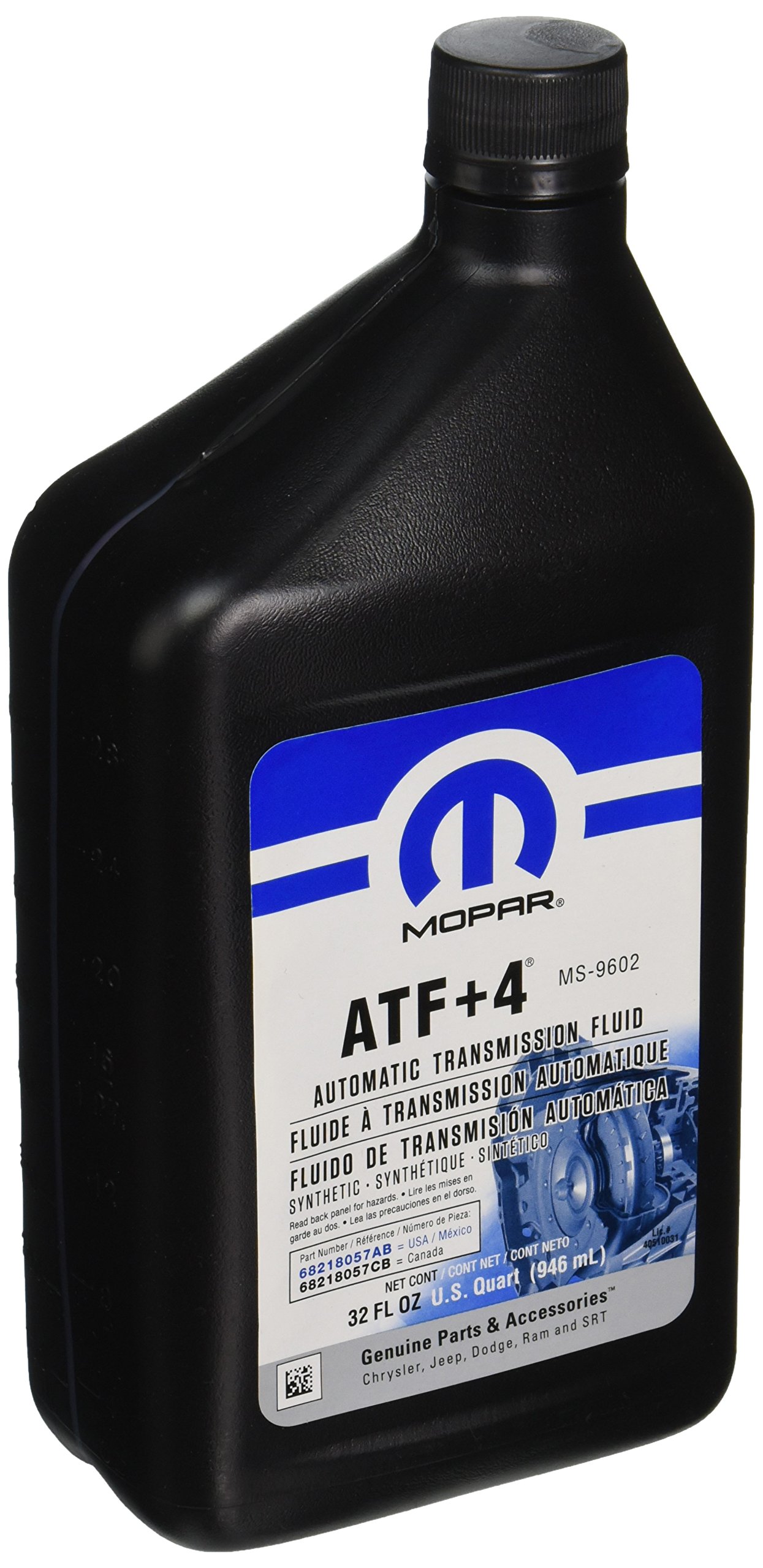 Amazon.com: Genuine Mopar Fluid 04874465 Automatic Transaxle and 