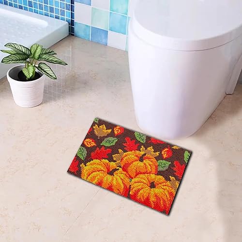 Miniatura 10 de Kits de ganchos de pestillo para adultos, alfombras preimpresas para manualidades, decoración del hogar, festival, regalo (23.6 x 15.8 pulgadas,