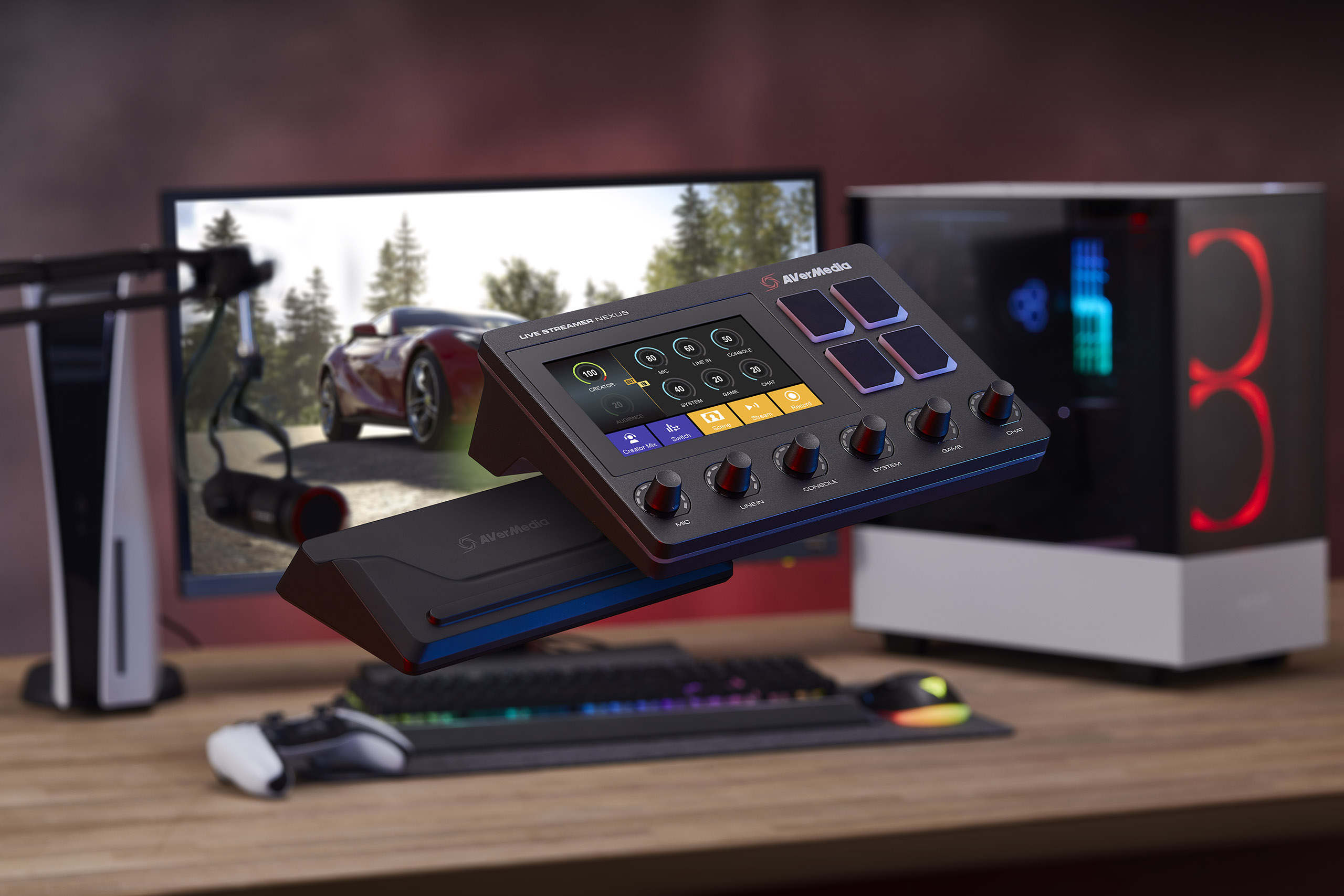 Audio Control AVerMedia Live Streamer AX310 Audio Mixer With 5