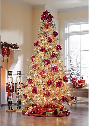 Miniatura 3 de BrylaneHome Amaryllis Clips, Juego de 6 - Rojo