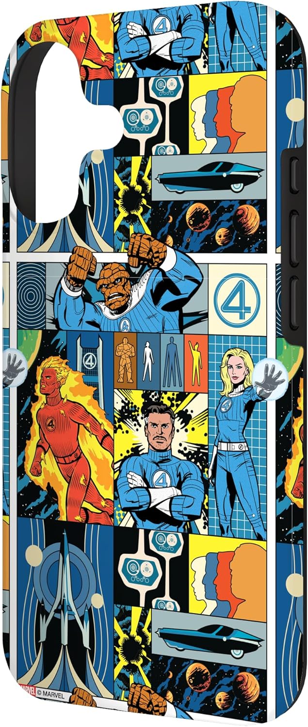 Marvel Studios The Fantastic Four: First Steps Retro Collage Case for iPhone 17