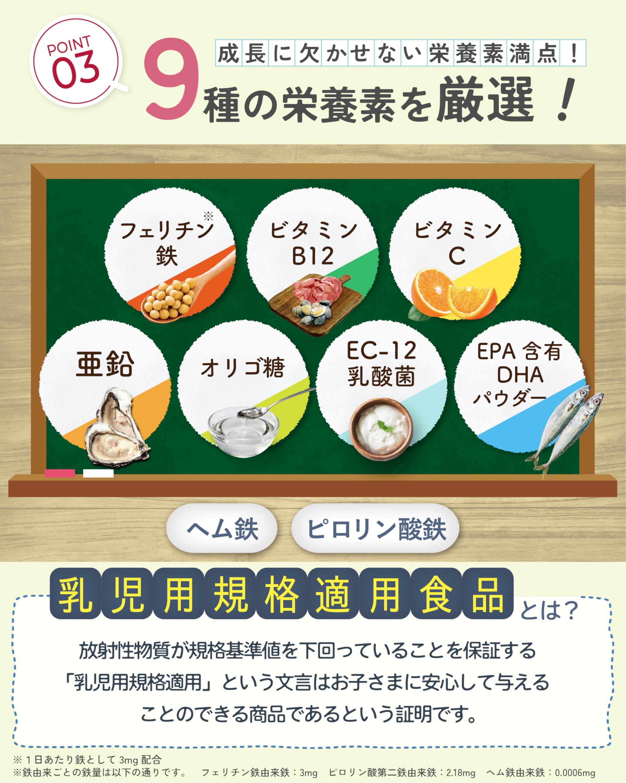 Amazon | 【管理栄養士監修】LEYON スタディフード 子供 サプリ 鉄分