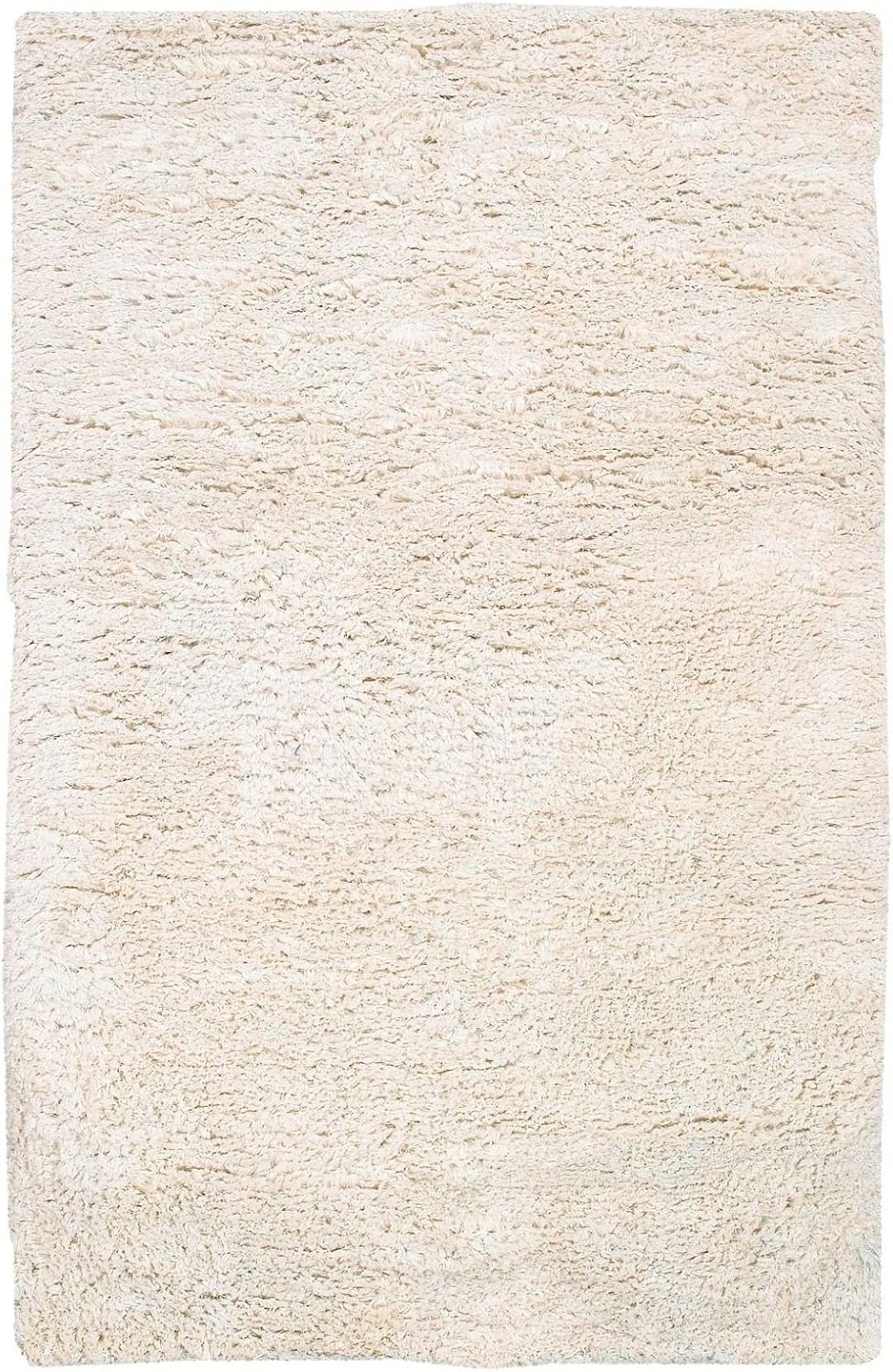 RugPal Plush Rectangle Area Rug 9'x13' in Bone Color From Aurore Collection Home
